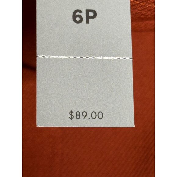 NEW Ann Taylor Skirt Patch Pocket Burnt Orange Boho 70's Stretch Size 6P - Picture 7 of 11